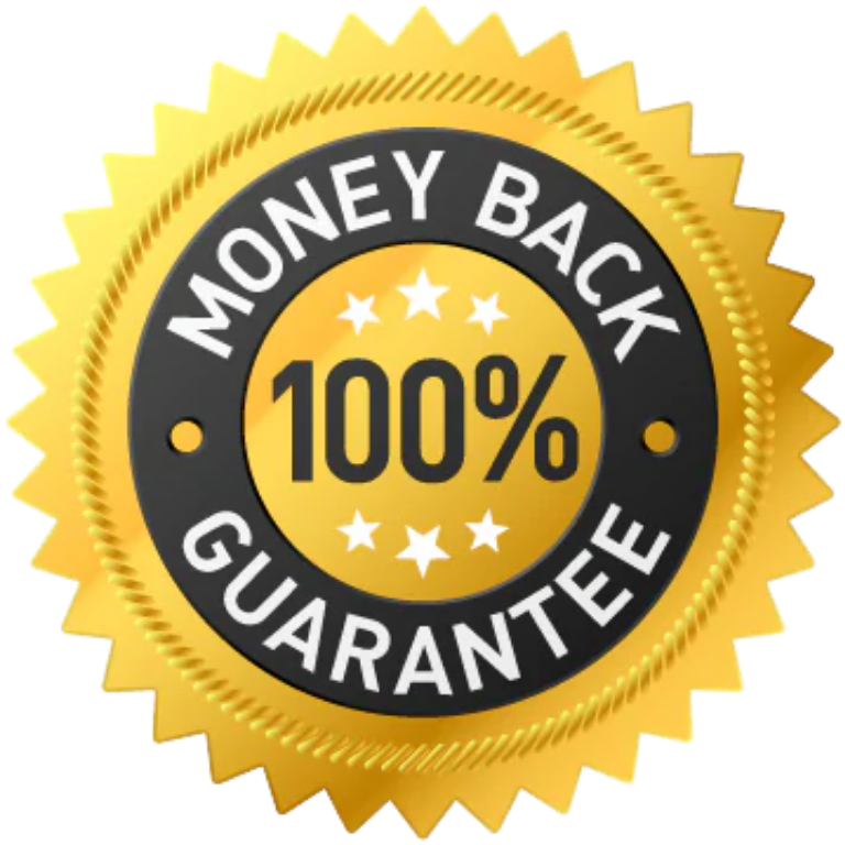 180-Day Money Back Guarantee seal - risk free